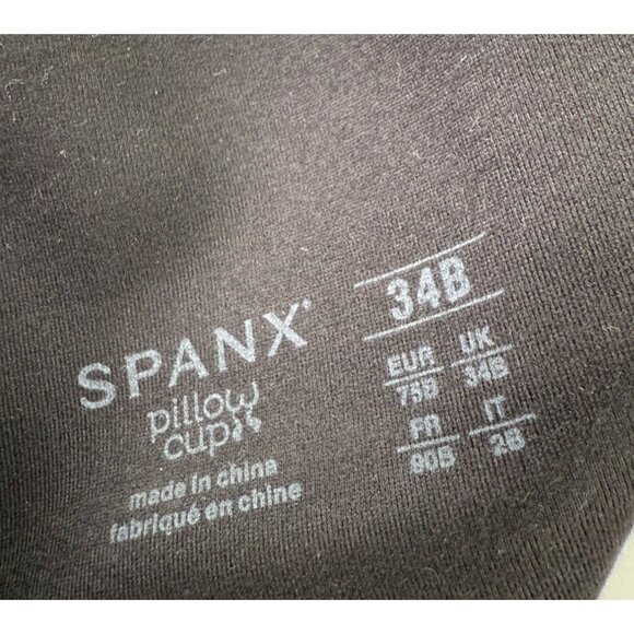 Spanx Underwire Bra Full Coverage Pillow Cup Signature Comfort Strap Size 34B - Picture 4 of 6
